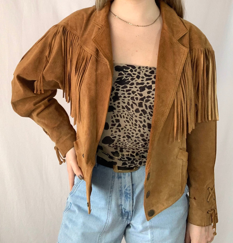 Fringe Suede Jacket