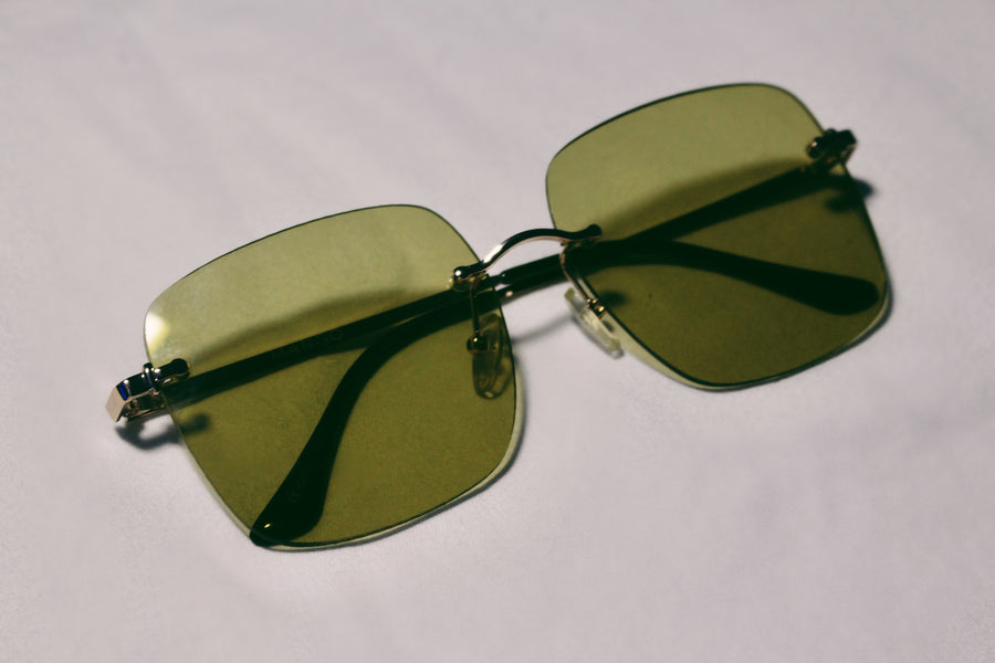 Large Green Sunglasses