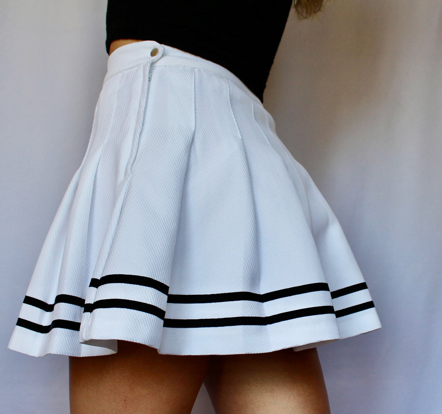 Pleated Mini Skirt