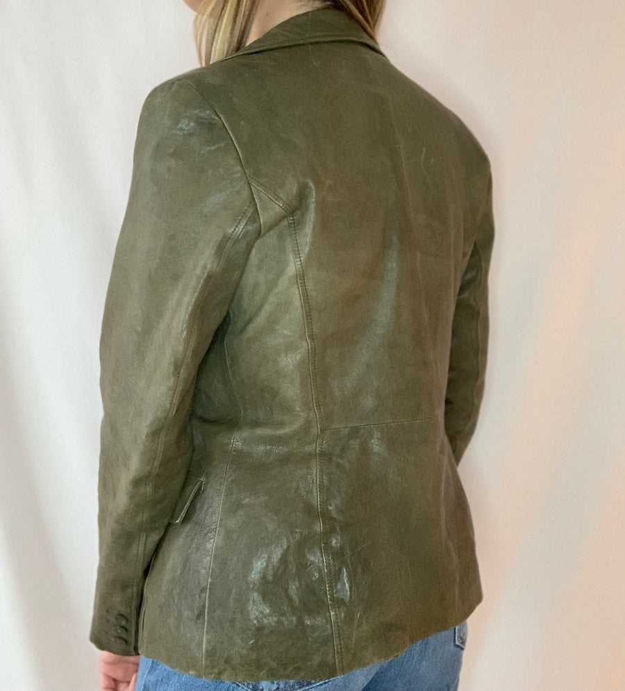 Green Leather Jacket