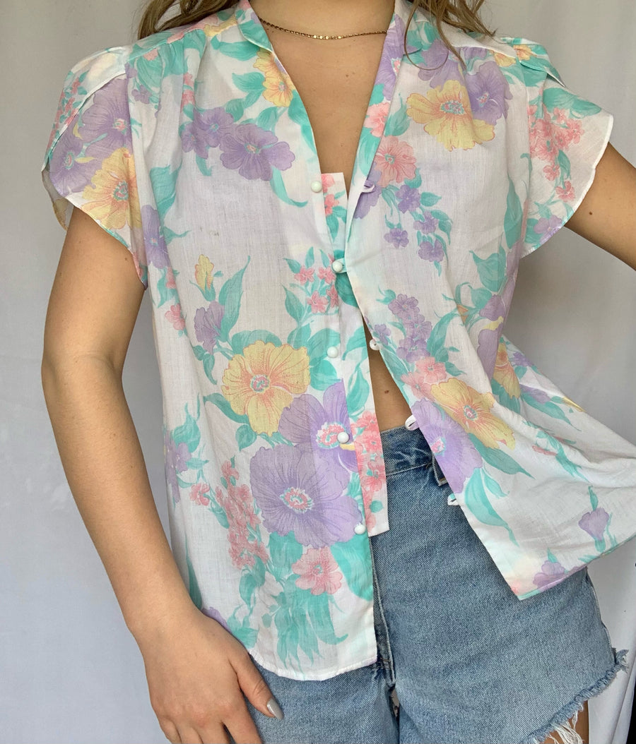 Puffy Sleeve Blouse