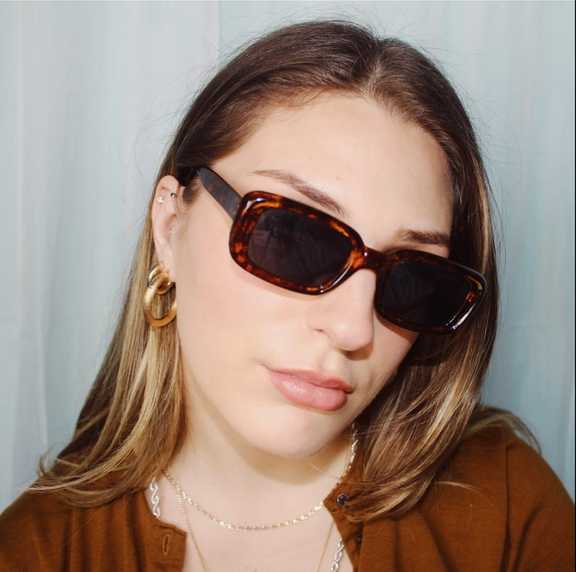 Tortoise Square Sunglasses