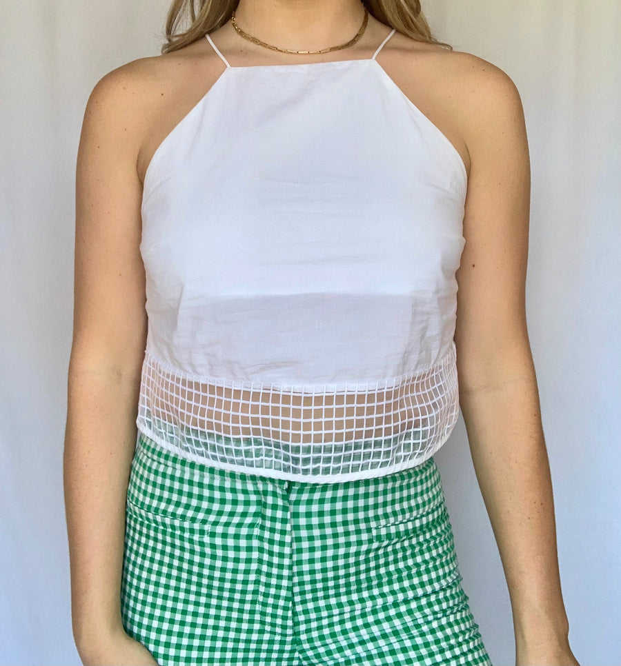 Mesh Crop Top