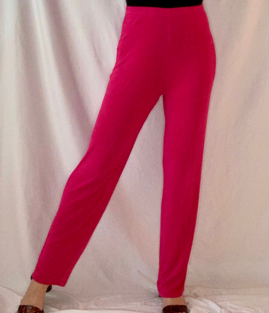 Magenta Stretch Pants