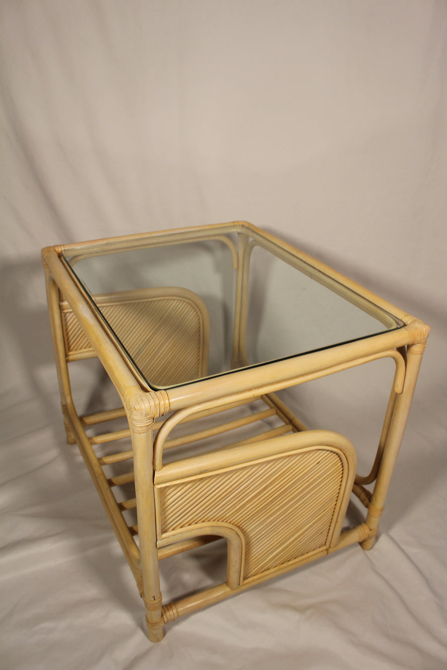 Bamboo Glass Table