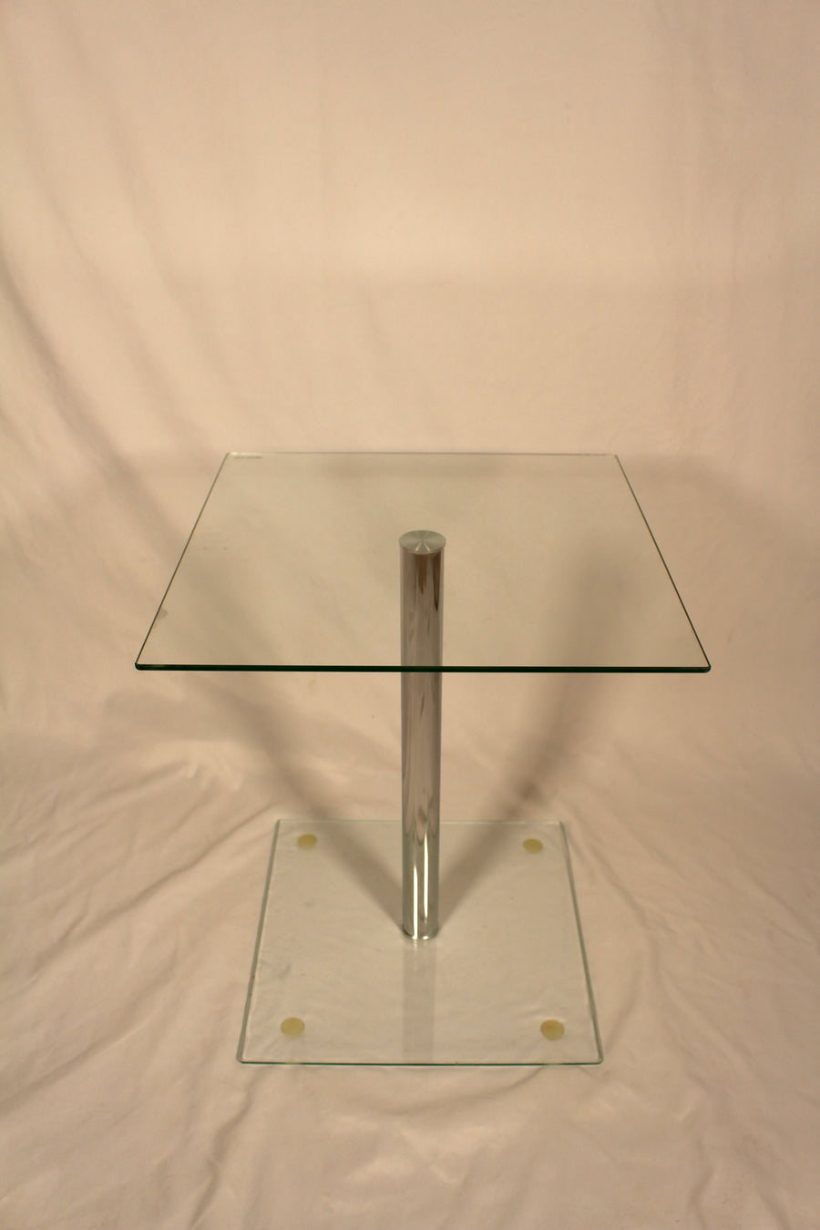 Chrome Glass Table