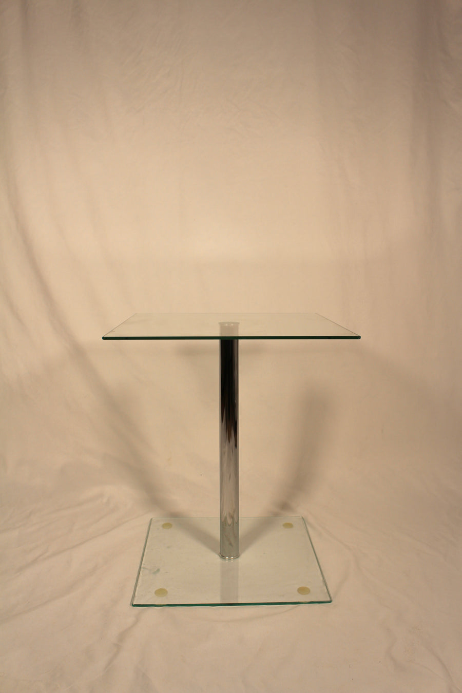 Chrome Glass Table