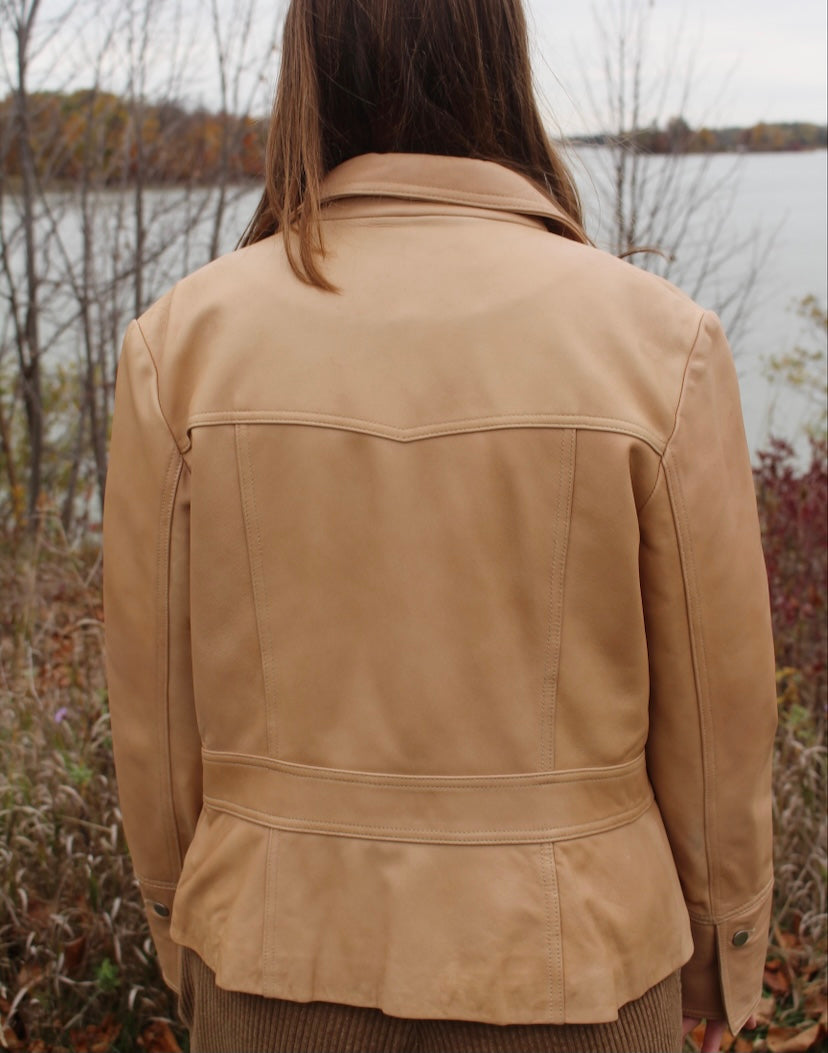 Tan Leather Jacket