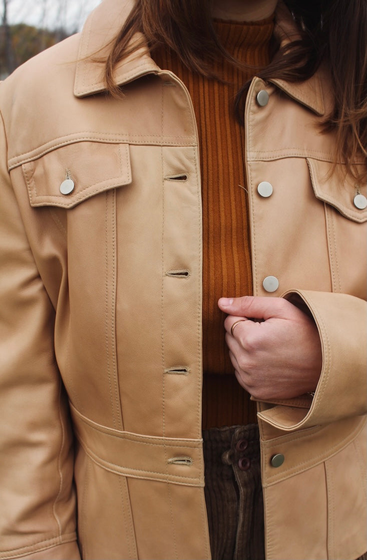 Tan Leather Jacket